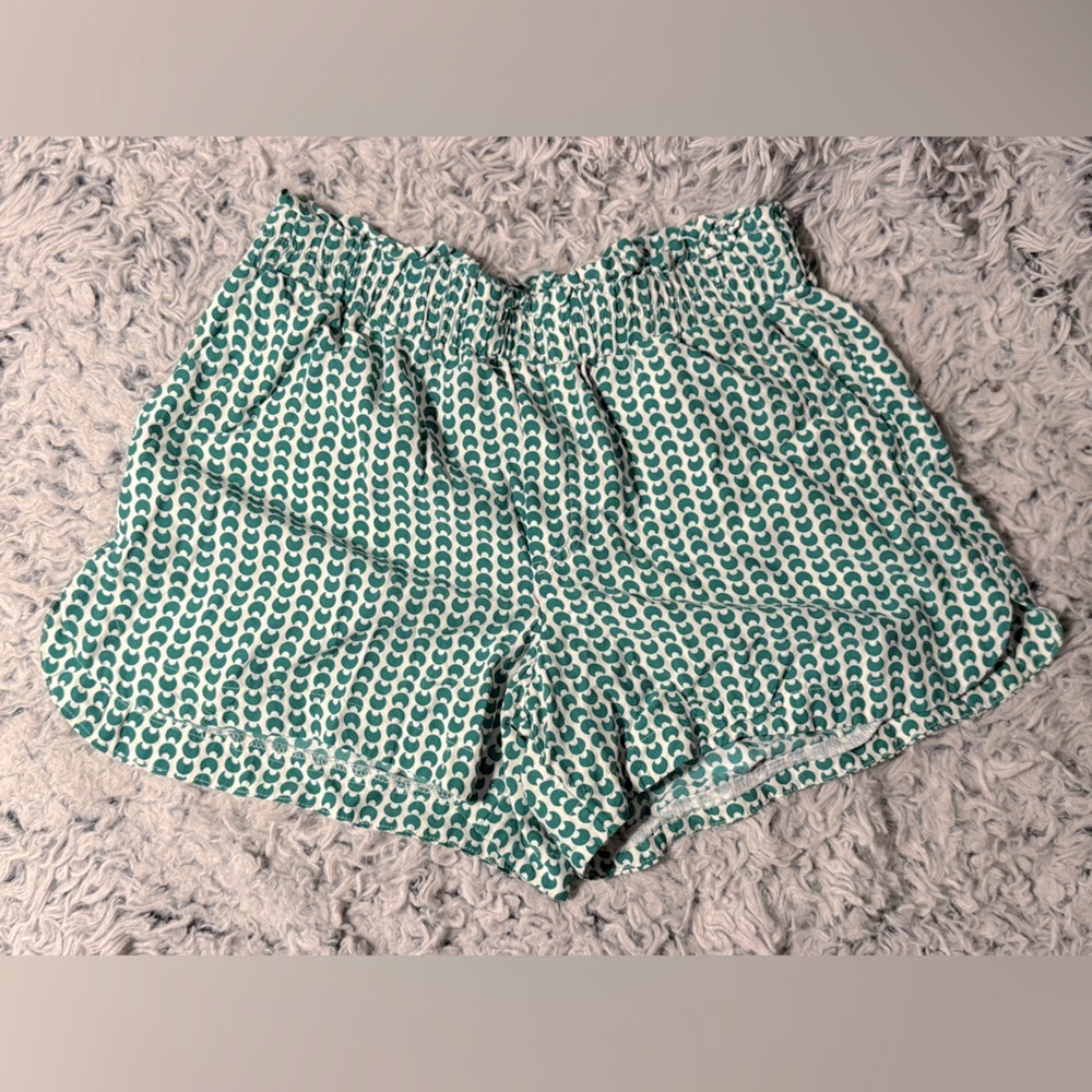 a new day Green and White Patterned Shorts